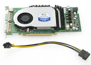 Geforce Quadro FX3400 PCIE x16 256MB 256bit 2xDVI gratis
