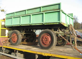 przyczepa kaczuszka d35 732 2stronny wywrot 2letnia zbudowa super stan