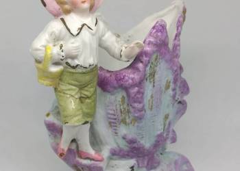 Biskwitowy wazonik figuralny-Secesja