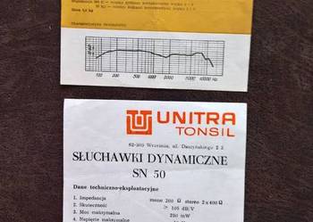 Karta Informacyjna Mikrofon Magnetoelektroniczny Unitra