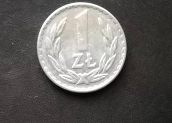 4.   PRL 1 zł.  z 1976 r. bez znaku menniczego