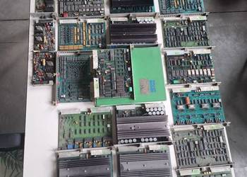 Karty elektroniczne sterowania.