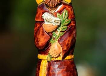 Św. Franciszek rzeźba ludowa Św. Franciszek rzeźba ludowa