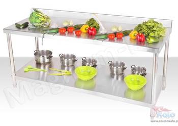 GASTRONOMICZNY STÓŁ BLAT ROBOCZY 180x60 STALOWY