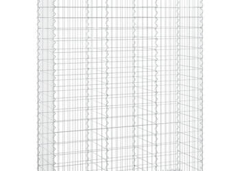 Łukowaty kosz gabionowy 150x50x180/200 cm galwanizowane żelazo WM-153459
