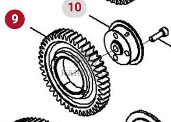Fendt 936 Gen 7 Silnik D1556LE523 Koło Zębate Pośredniczące H218PF150065A …