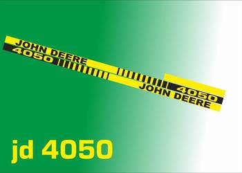 Naklejki john deere 4050 laminowane zamienniki
