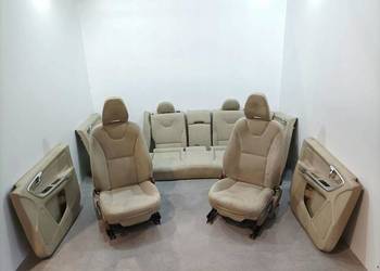 FOTELE KANAPA BOCZKI JASNE KOMPLET Volvo XC 60 I (2008-  )