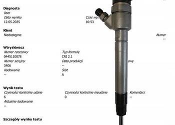 Wtryskiwacz Bosch 0445110078 VOLVO 2.4D V70 XC70 S60 S80