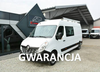 Renault Master max L3H2 7 osobowy brygadówka doka 145KM pełna opcja
