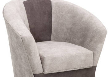 Fotel Tapicerowany Kubełek Jasnobrązowy KAMILA