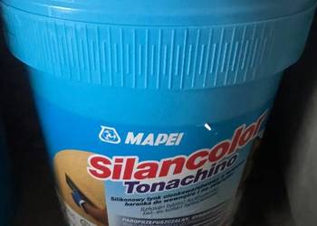 Mapei Tynk silikonowy Silancolor Tonachino BIAŁY