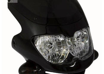 LAMPA MOTOCYKLOWA CZARNA OWIEWKA Z SZYBĄ SKLEP AUTOTECH