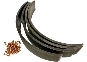 OKŁADZINY 4 SZT SZCZĘK HAMULCOWYCH UAZ GAZ 69 21 24 ŻUK SYRENA TARPAN NITY