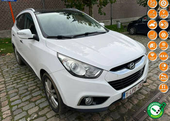 Hyundai ix35 2.0crdi 4x4 AWD skóry ledy Navi kamera bezwypadkowy zamiana 1…