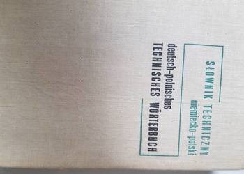 SŁOWNIK TECHNICZNY NIEMIECKO-POLSKI Koch 1967 Technisches