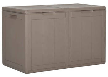 Skrzynia ogrodowa 180 L brązowa rattan PP WM-151231