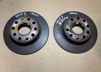 Tarcze hamulcowe tylne golf 5