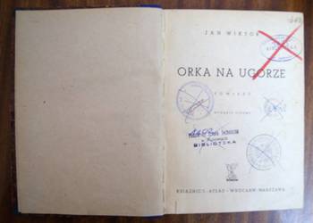 Jan Wiktor - Orka na ugorze - 1947
