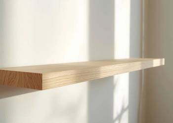 Drewniana półka wisząca 40 cm