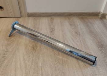 Metalowa noga do stołu blatu chrom Gamet 70 cm podstawa rura Rzeszów