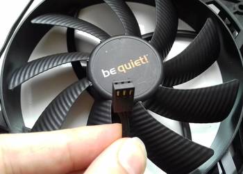 Wentylator 140mm, bequiet! Pure Wings 2, DC 12V 0.30A 1000rpm, 3pin, czarny