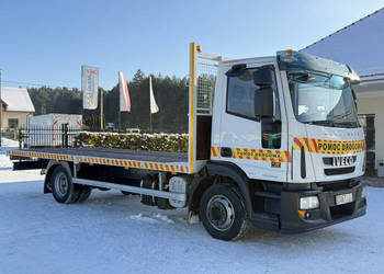 Iveco EUROCARGO ML 120E22 Laweta Platforma Pomoc Drogowa Skrzynia Ładownoś…