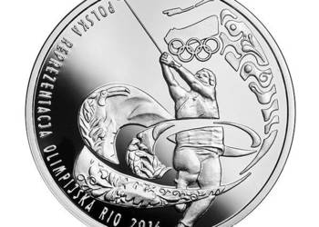 Moneta srebrna 10 zł 2016 r. Polska Reprezentacja Olimpijska