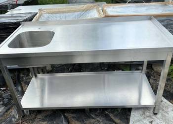 Zlew Gastronomiczny 1 Komorowy Z Półką 155/70/85 M