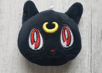 Brelok czarny kot czarodziejka z księżyca sailor moon