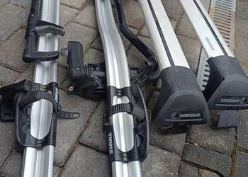 2 bagażniki rowerowe Thule i baza Yakima komplet