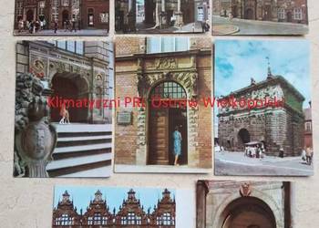 Gdańsk T. Biliński pocztówka pocztówki zestaw 8 szt PRL