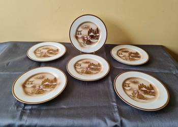 Japońska porcelana "KUTANI" - talerze