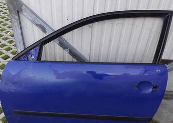 Drzwi kierowcy do Seat Ibiza 6L 2002 6L LS5G azul swing