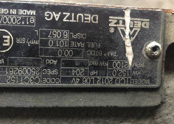 Deutz TCD 2012 L06 4V - Wałek Rozrządu