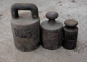 Ciężarki do wagi 10, 5, 2 kg