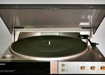 Akai AP-M3 gramofon vintage do wieży midi Szerokość 35 cm