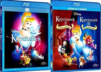 KOPCIUSZEK   DISNEY    TRYLOGIA  2 x BLU-RAY
