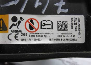 OPEL ANTARA 16r AIRBAG poduszka kierowcy 95368747