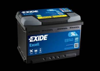 Akumulator Exide Excell 74Ah 680A EN PRAWY PLUS