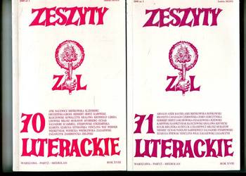 Zeszyty Literackie 70 Rok XVIII + 71 Rok XVIII