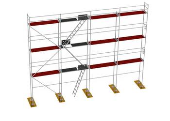 Rusztowanie elewacyjne stalowe 100 m² |Nowe| Producent | Transport gratis
