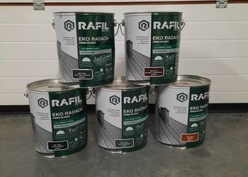 Farba na dach / do metalu Rafil Ekoradach czarny RAL9005