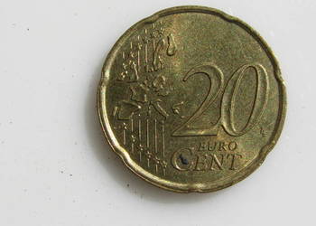 Moneta 20 EURO CENT  1999 RF