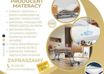 MATERAC Z POKROWCEM ZMYWALNYM