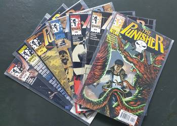 Marvel Knights - The Punisher - 7 oryginalnych komiksów USA