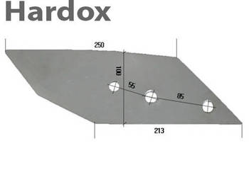 Dłuto 100ha! HARDOX 3364055/L C2SL części do pługa LEMKEN