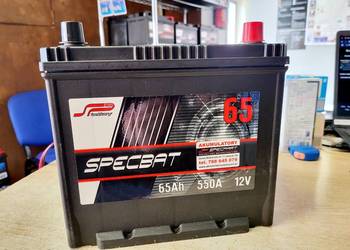 Akumulator 65Ah 550A SPECBAT  Japan PRAWY PLUS