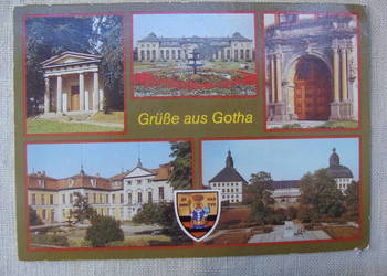 Pocztówka z Gotha  DDR