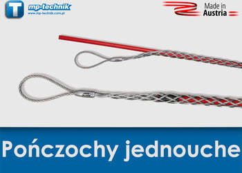 Pończocha kablowa na kabel, opończa do kabli jednoucha